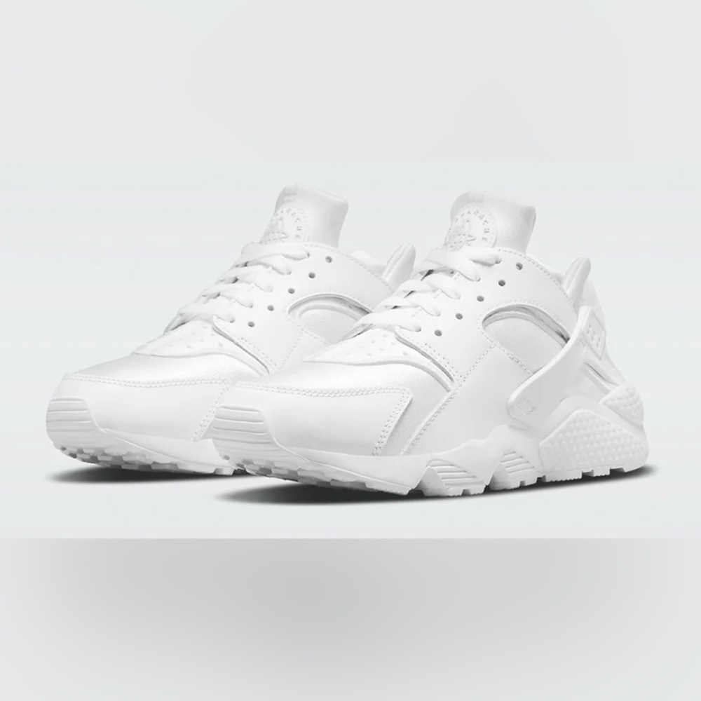 White Womens Nike Hurrache Sneakers